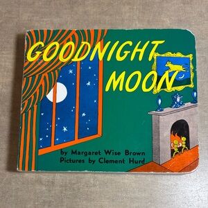 Scholastic Goodnight Moon Book - Green and Orange